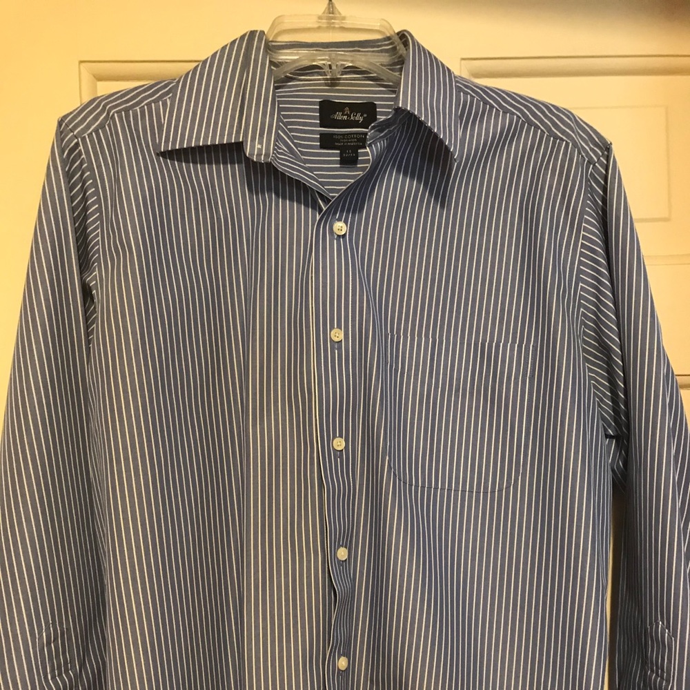 Blue Allen Solly Men’s Dress Shirt